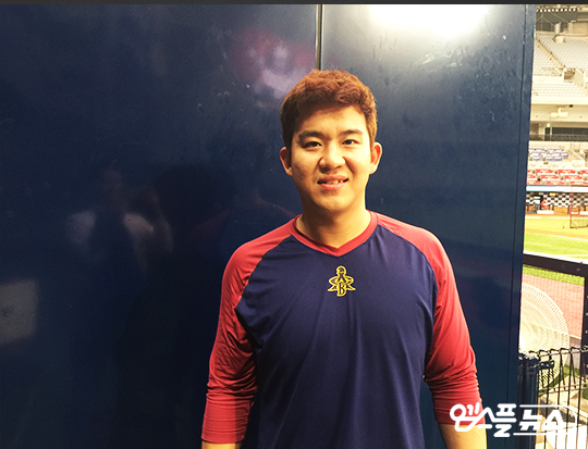 이제는 넥센 프랜차이즈 선수란 말이 어색하지 않은 김민성(사진=엠스플뉴스 배지헌 기자).