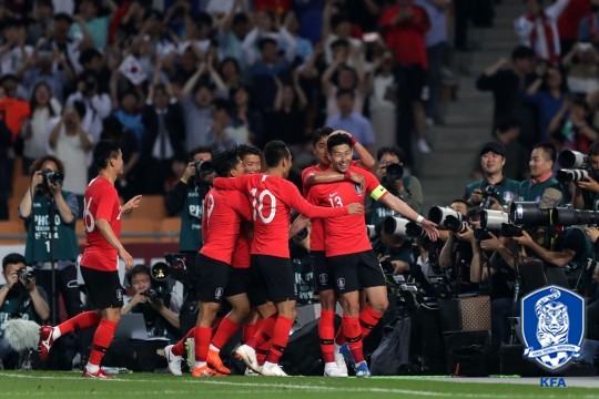 2-0 승리를 거둔 한국(사진=KFA)