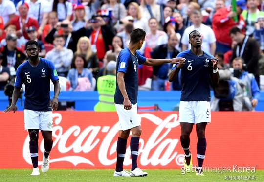 쉽지 않은 경기를 펼친 프랑스(사진=게티이미지 코리아)
