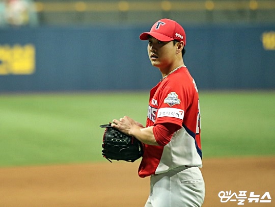 김윤동은 아시아경기대회 휴식기 이후 11일간 7차례 등판해 총 190개의 공을 던졌다(사진=엠스플뉴스)