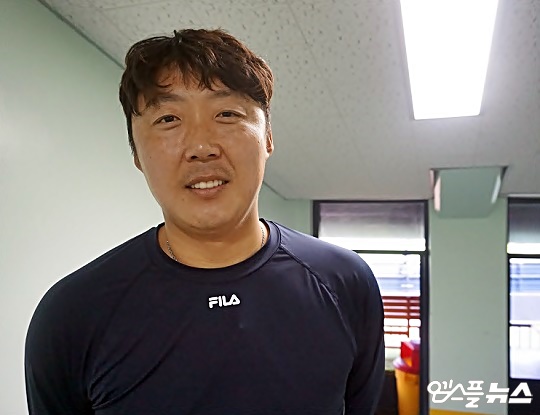 두산 베테랑 투수 배영수는 은퇴 전 마지막으로 한국 시리즈 우승을 맛보고 싶단 소망을 전했다(사진=엠스플뉴스 김근한 기자)