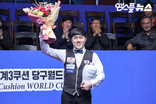 공동 3위에 오른 김준태는 세계 랭킹이 116위에서 49위로 수직 상승했다.(사진=코줌 제공)