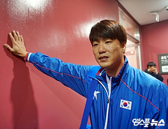 김광현은 프리미어12 대회 중간 팬들의 응원으로 자신의 꿈이 더 확고해졌다고 전했다(사진=엠스플뉴스 김근한 기자)