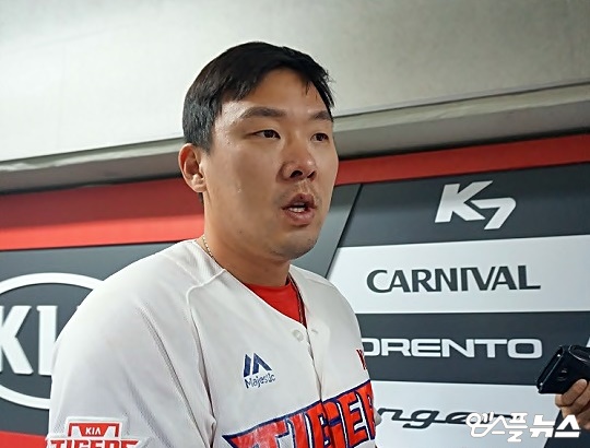 안치홍은 여전히 친정 팀 KIA 타이거즈를 향한 애정이 가득한 것으로 전해졌다(사진=엠스플뉴스)