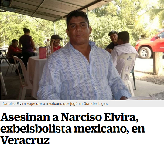 무장 괴한의 총격에 사망한 나르시소 엘비라(사진=멕시코 매체 엘 유니버셜 홈페이지 캡처)