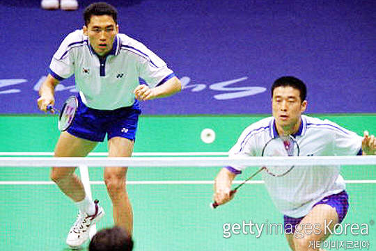 경기에 집중하고 있는 김동문(사진 왼쪽), 하태권(사진 오른쪽)(사진=게티이미지코리아)