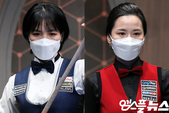 1승을 거둔 스롱 피아비(좌)와 김진아(사진=엠스플 뉴스)
