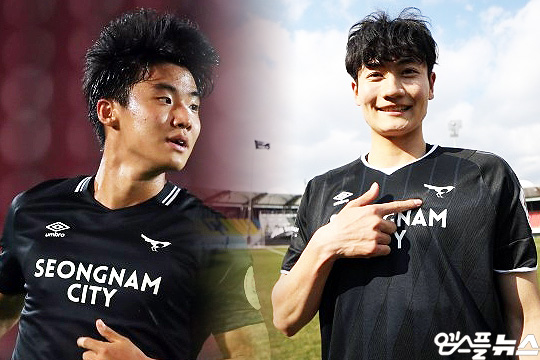 성남 FC 홍시후(사진 왼쪽), 이중민(사진=엠스플뉴스, 한국프로축구연맹)