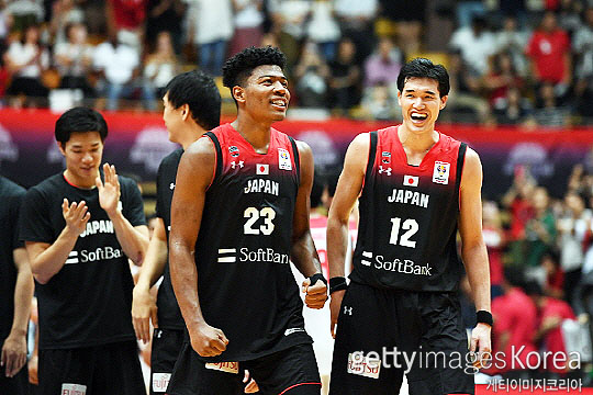 일본 농구 대표팀엔 두 명의 NBA 리거가 있다. 하치무라 루이(사진 왼쪽), 와타나베 유타다(사진=게티이미지코리아)