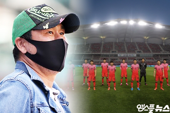 한국 축구 대표팀이 6월 9일 스리랑카전에서 고(故) 유상철 감독을 추모한다(사진=엠스플뉴스, 대한축구협회)
