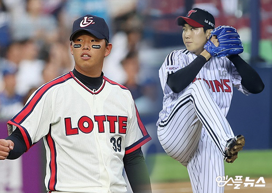 서준원과 손주영(사진=엠스플뉴스)