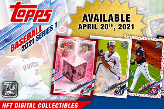 톱스 사가 발행한 NFT 야구카드(사진=topps)