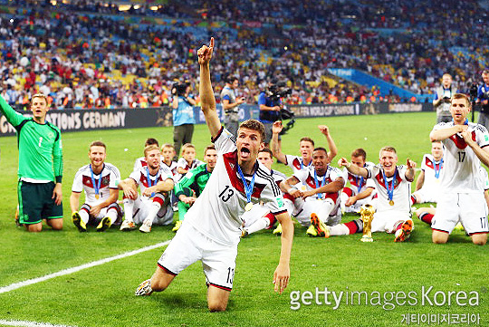 2014 브라질 월드컵에서 5골을 터뜨리며 독일 축구 대표팀의 우승에 앞장선 토마스 뮐러(사진=게티이미지코리아)