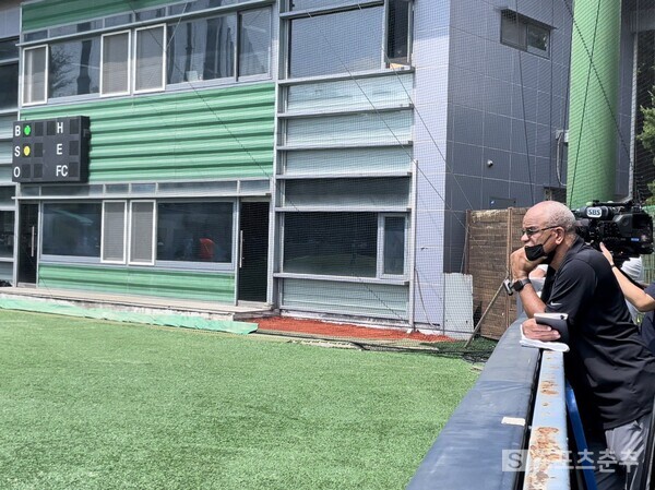 심준석을 주시하는 미국 구단 스카우트(사진=스포츠춘추 배지헌 기자)