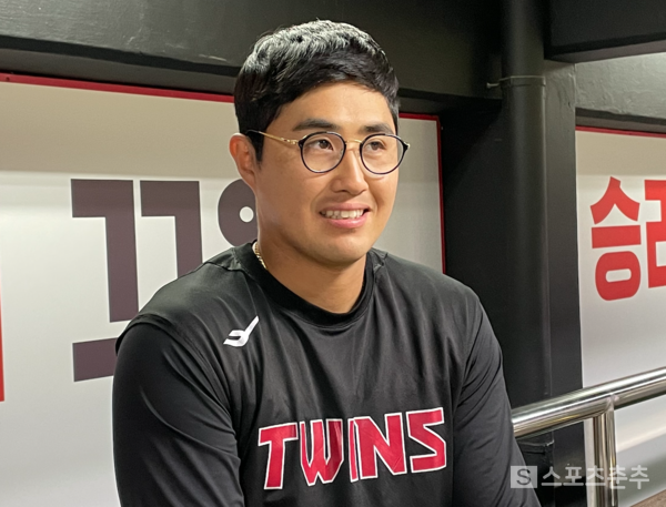 LG의 4번타자 채은성(사진=스포츠춘추 배지헌 기자)