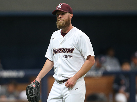 최근 5경기 등판에서 승리가 없는 요키시(사진=키움)