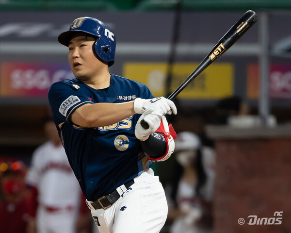 만 35세 시즌에도 여전한 정상급 기량을 자랑하는 양의지(사진=NC)