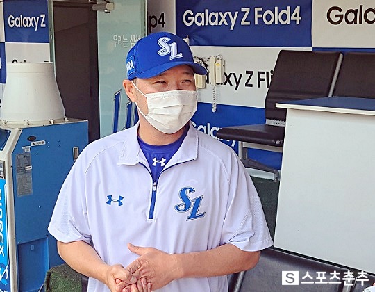 삼성 박진만 감독대행(사진=스포츠춘추 김근한 기자)
