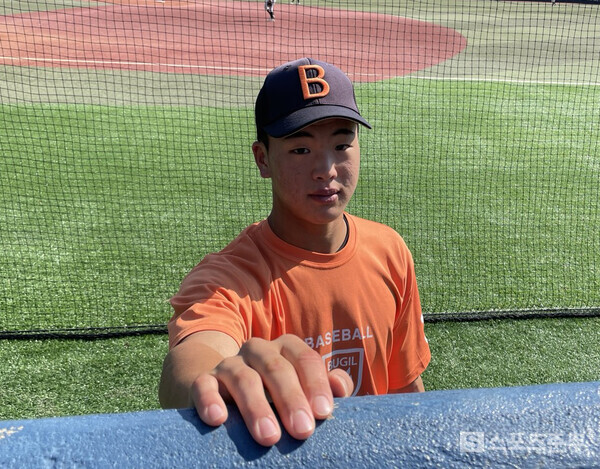 두산 베어스의 미래를 책임질 최준호(사진=스포츠춘추 배지헌 기자)