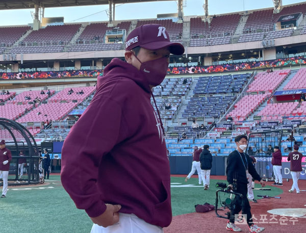 키움 홍원기 감독(사진=스포츠춘추 배지헌 기자)