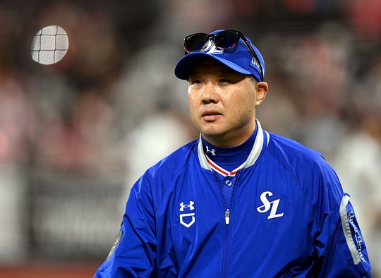 삼성 정식 감독으로 승격된 박진만 감독이 2023시즌 준비에 돌입했다(사진=삼성)