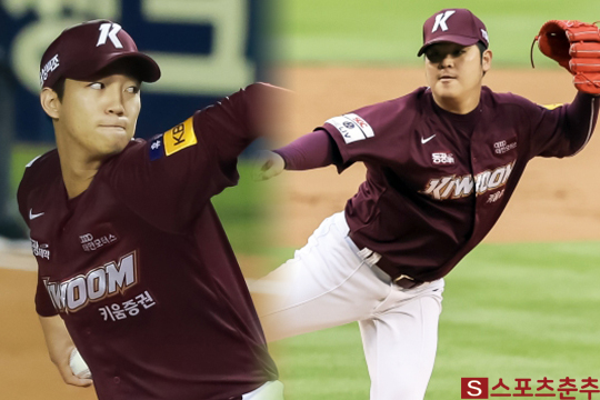 키움 히어로즈 안우진(사진 왼쪽), 한현희(사진=스포츠춘추 DB)