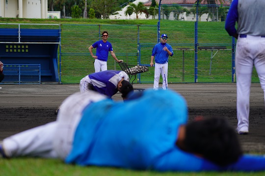 11월 오키나와 마무리 캠프 지옥 훈련으로 젊은 야수들의 성장을 도모한 삼성(사진=삼성)
