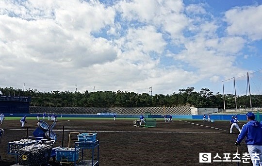 일본 오키나와 온나손에 위치한 삼성 라이온즈 스프링캠프 시설(사진=스포츠춘추 DB)