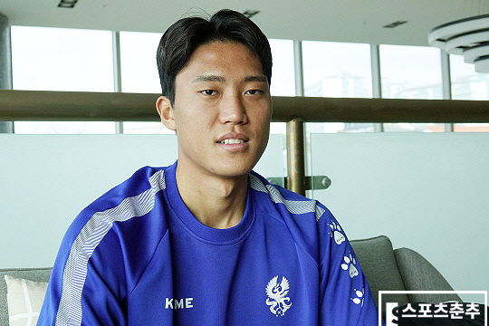 광주 FC 스트라이커 허 율(사진=스포츠춘추 이근승 기자)