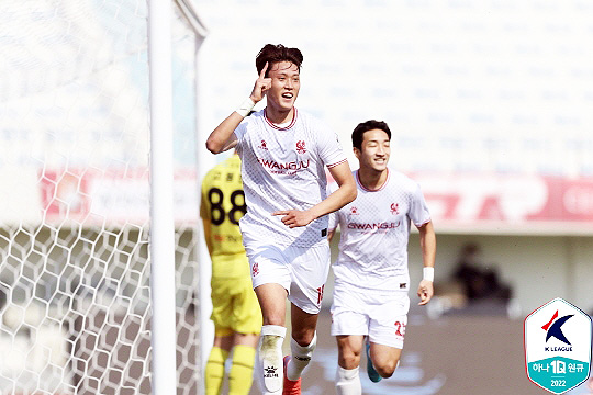 광주 FC 스트라이커 허 율(사진=한국프로축구연맹)