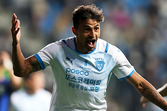 포항 스틸러스 측면 공격수 완델손(사진=한국프로축구연맹)