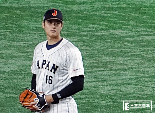 3월 9일 WBC 중국전 선발 마운드에 오른 오타니 쇼헤이(사진=스포츠춘추 김근한 기자)