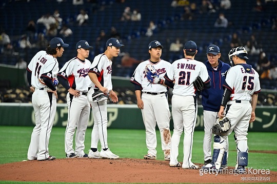 한국 대표팀은 박세웅의 역투 덕분에 체코전에서 대회 예선 첫 승을 거둘 수 있었다(사진=gettyimages)