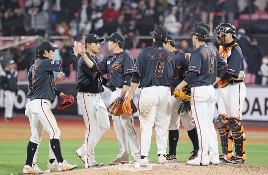 한화는 2023년 시범경기를 단독 선두로 마무리했다(사진=한화)