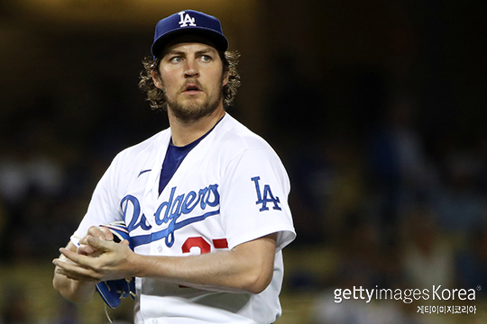 메이저리그(MLB) 다저스 소속 시절 바우어(사진=게티이미지코리아)