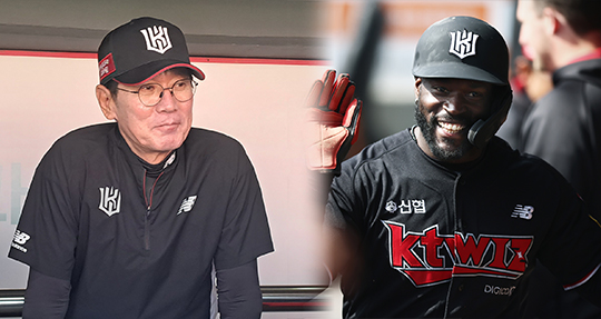 KT 사령탑 이강철 감독(사진 왼쪽부터), 타자 앤서니 알포드(사진=스포츠춘추 DB, KT)