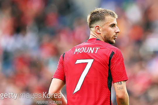 맨체스터 유나이티드 등 번호 7번을 단 메이슨 마운트(사진=게티이미지코리아)
