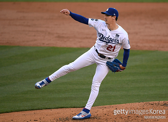 경기상고 임진묵의 롤 모델은 메이저리그(MLB) 다저스 워커 뷸러다(사진=게티이미지코리아)