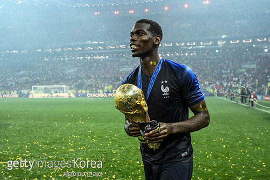 프랑스의 2018 러시아 월드컵 우승을 이끈 폴 포그바(사진=게티이미지코리아)