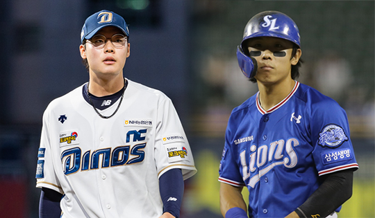 NC 좌완 김영규(사진 왼쪽부터), 삼성 외야수 김성윤(사진=NC, 삼성)