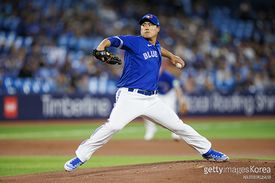 메이저리그(MLB) 토론토 좌완 류현진(사진=게티이미지코리아)