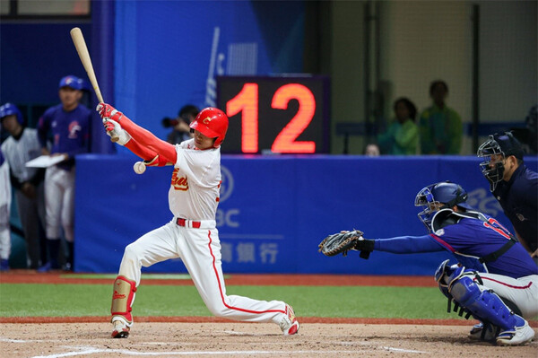 이번 대회에서 장족의 발전을 보인 중국야구(사진=항저우 아시안게임 공식 홈페이지)