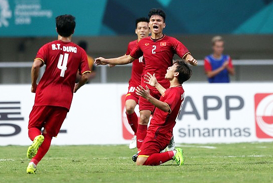 베트남 축구 대표팀은 10월 17일 수원월드컵경기장에서 한국과의 친선경기를 벌인다(사진=대한축구협회)