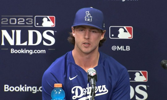 메이저리그(MLB) 다저스 2년차 우완 신예 라이엇 페피엇(사진=MLB.com 캡처)