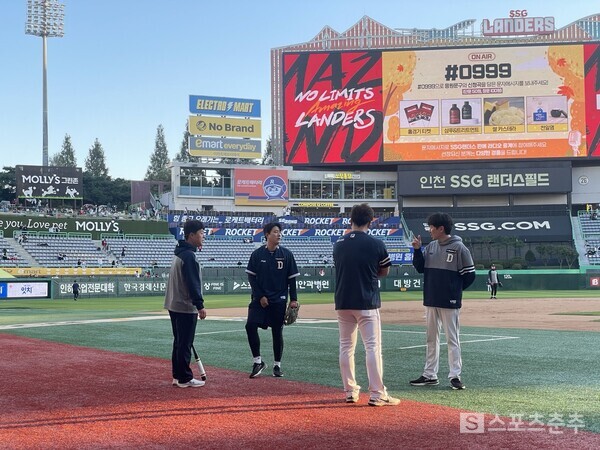 시즌 최종전을 앞둔 두산 선수단(사진=스포츠춘추 배지헌 기자)