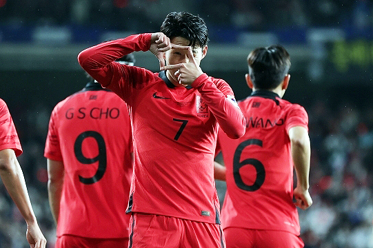 한국 축구 대표팀 주장 손흥민(사진=대한축구협회)