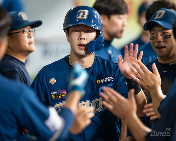 박건우가 부상으로 이탈했다(사진=NC)