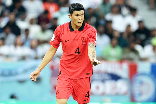 한국 축구 대표팀 중앙 수비수 김민재(사진=대한축구협회)