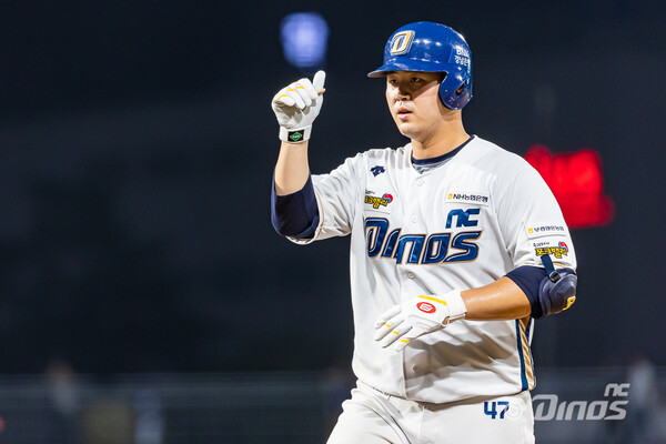 멀티포를 날린 김형준(사진=NC)