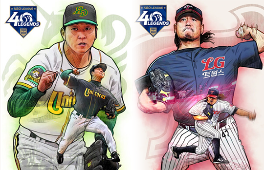 KBO리그 전설 투수 정민태(사진 왼쪽부터), 이상훈(사진=KBO)